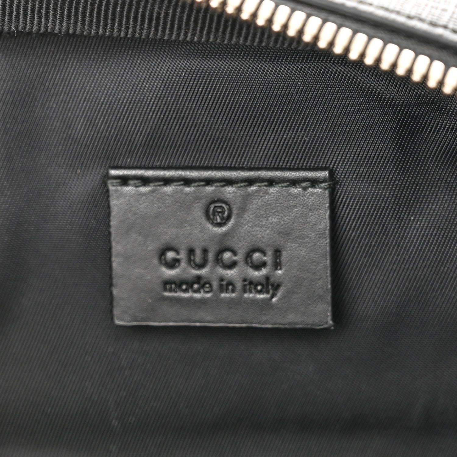 Gucci GG Supreme Monogram Web Belt Bag Black 7 of 12