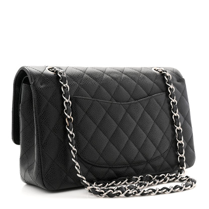 Chanel Caviar Quilted Medium Double Flap Black 3 of 11