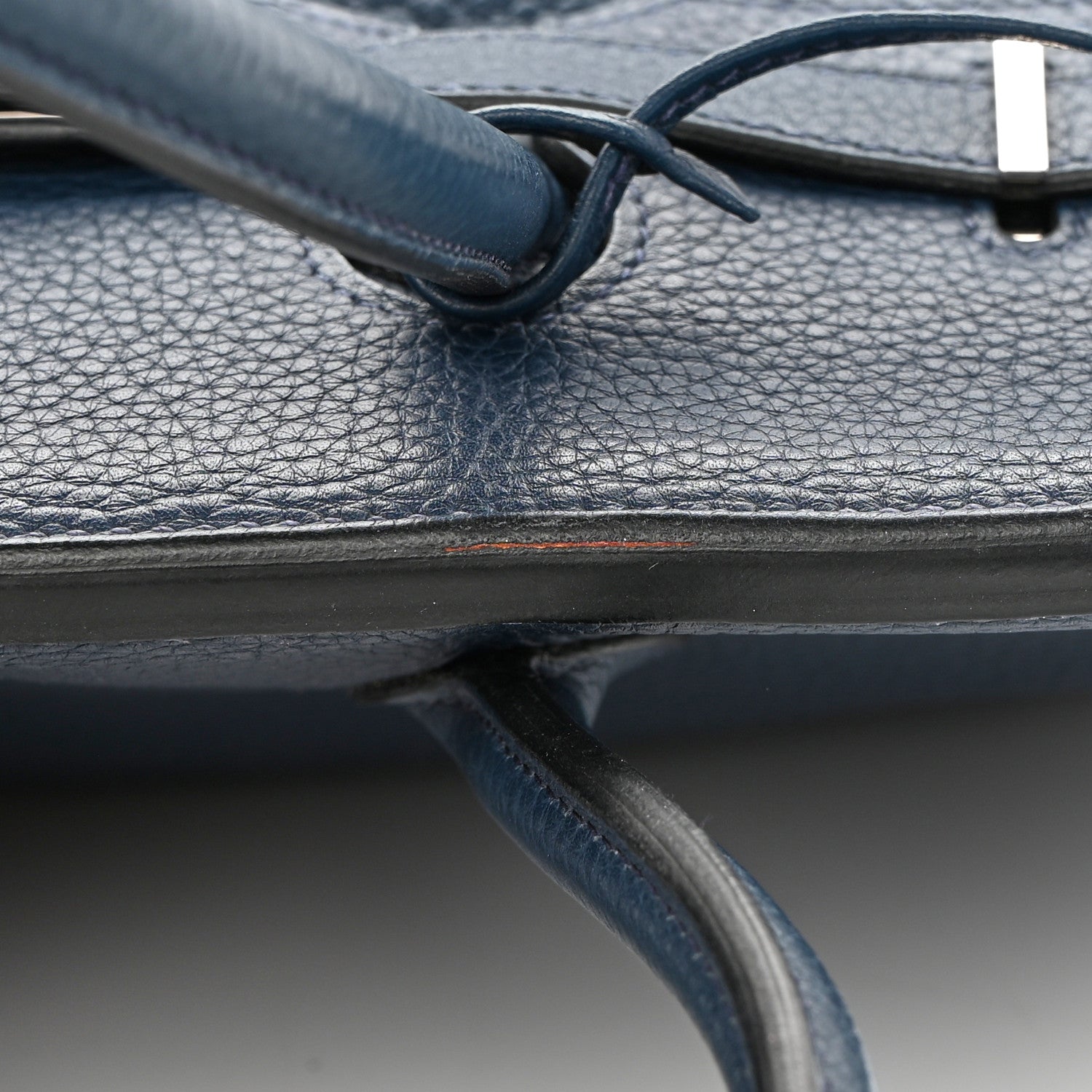 Hermes Taurillon Clemence Birkin 35 Bleu Brighton 11 of 12