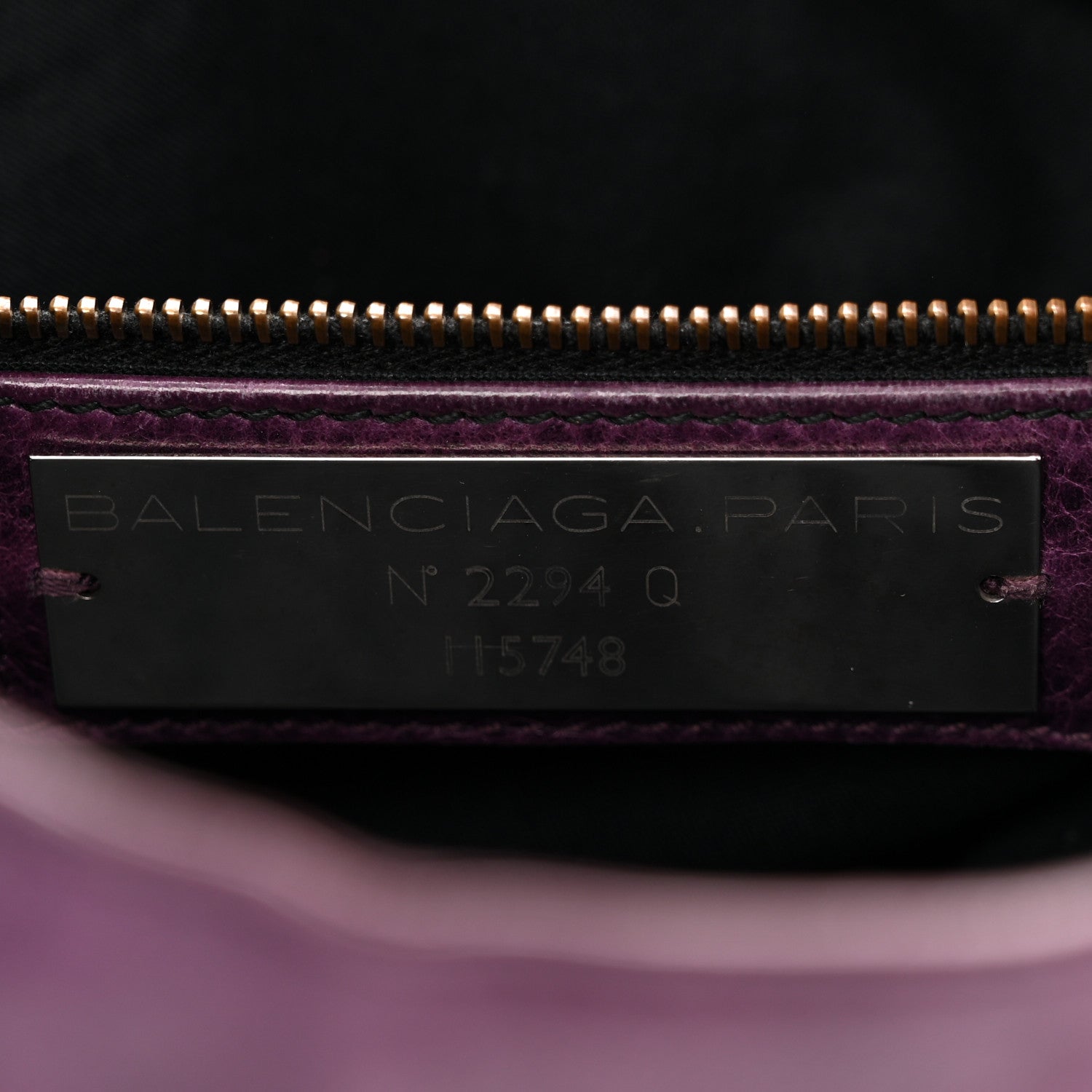 Balenciaga Agneau Classic Hardware City Murier 7 of 11