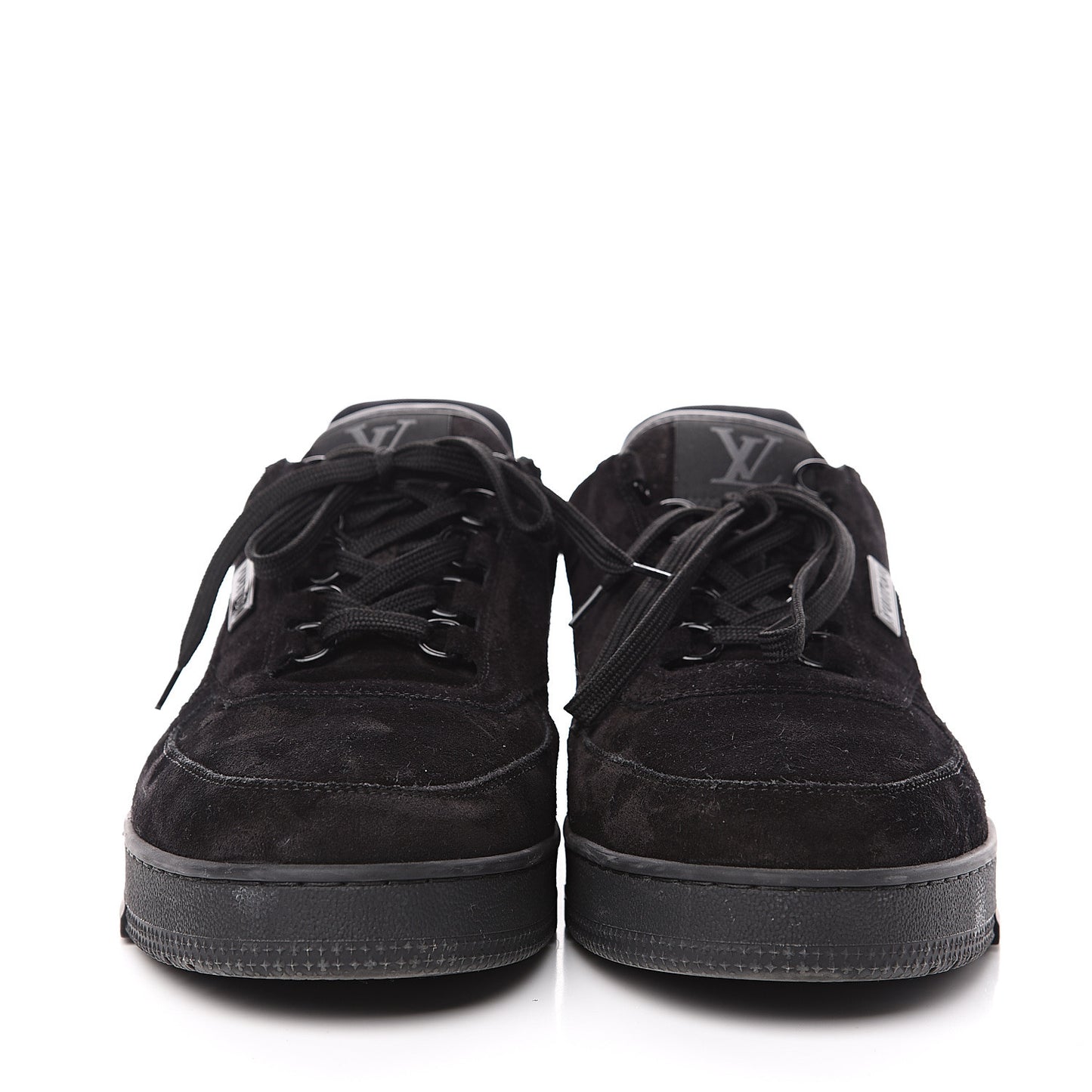 Suede Uniform Sneakers 10.5 Black