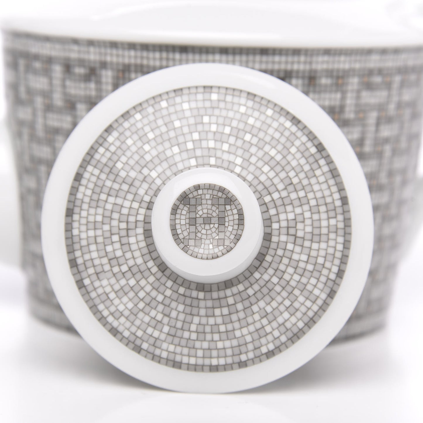 Porcelain Mosaique Au 24 Platine Coffee/Tea Pot Platinum