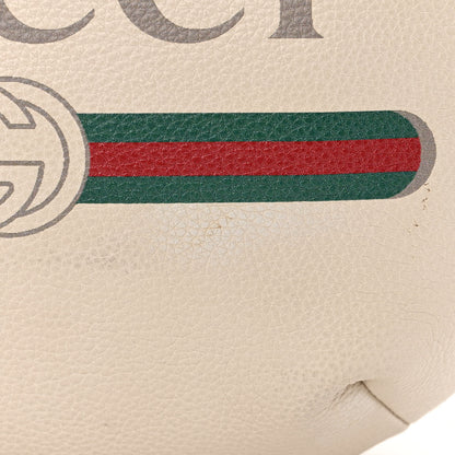 Gucci Grained Calfskin Logo Belt Bag White 11 of 11