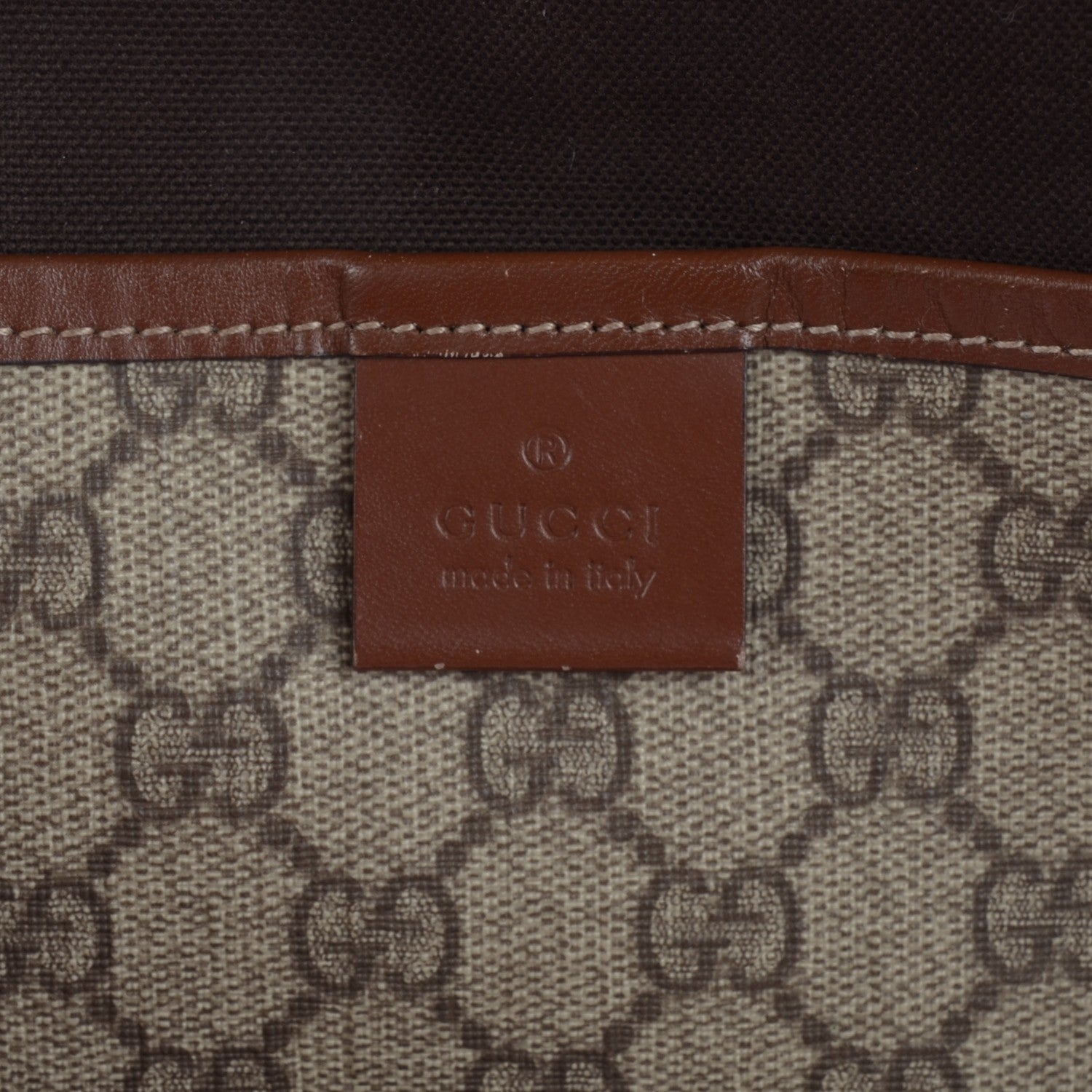 Gucci GG Plus Monogram Large Signature Web Loop Tote Brown 6 of 8
