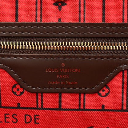 Louis Vuitton Damier Ebene Neverfull MM 6 of 12