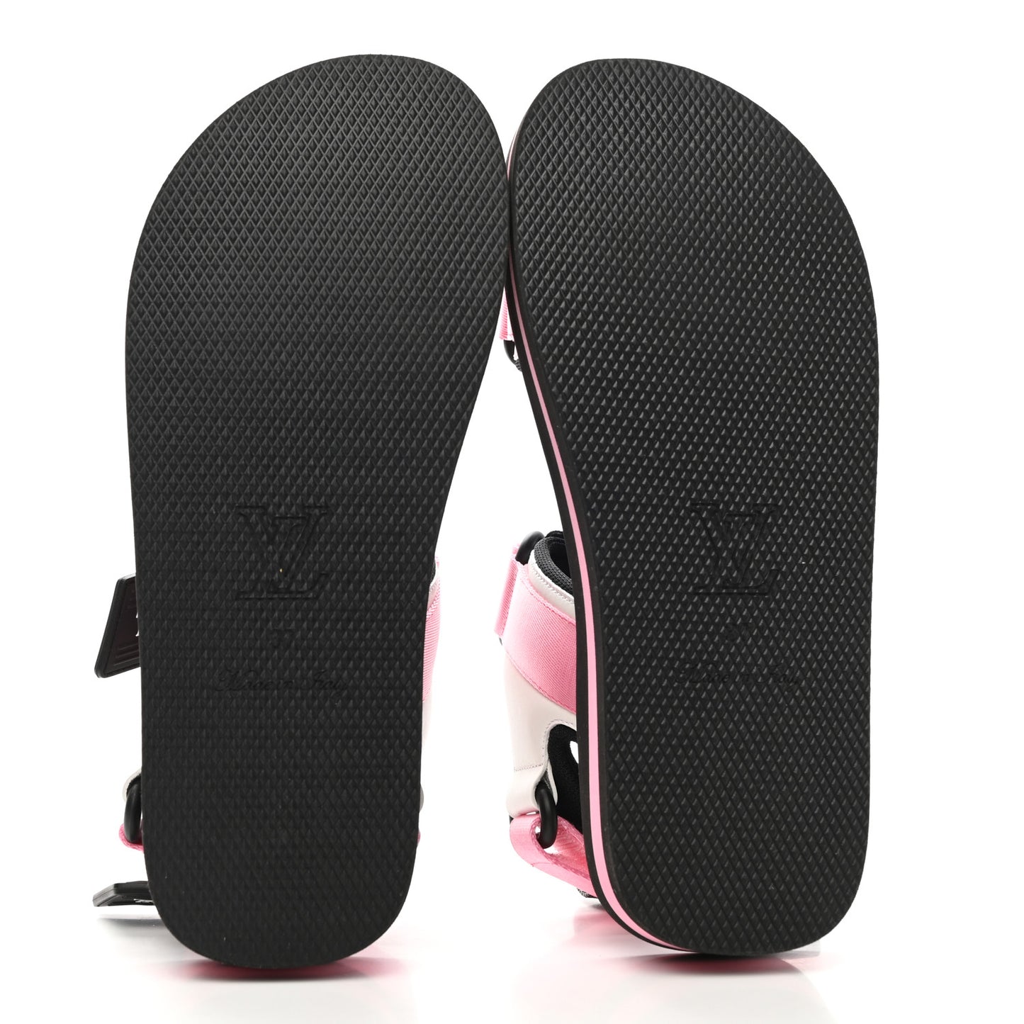 Monogram Flat Arcade Sandals 37 Pink
