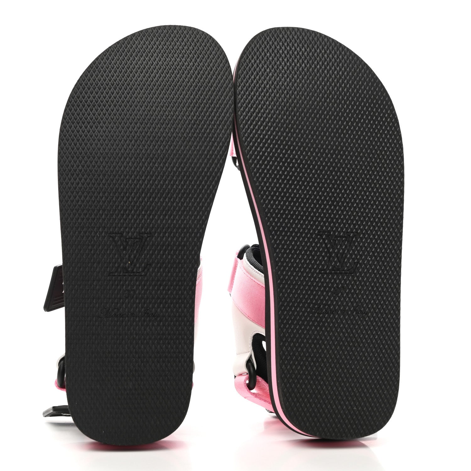 Louis Vuitton Monogram Flat Arcade Sandals 37 Pink 5 of 8
