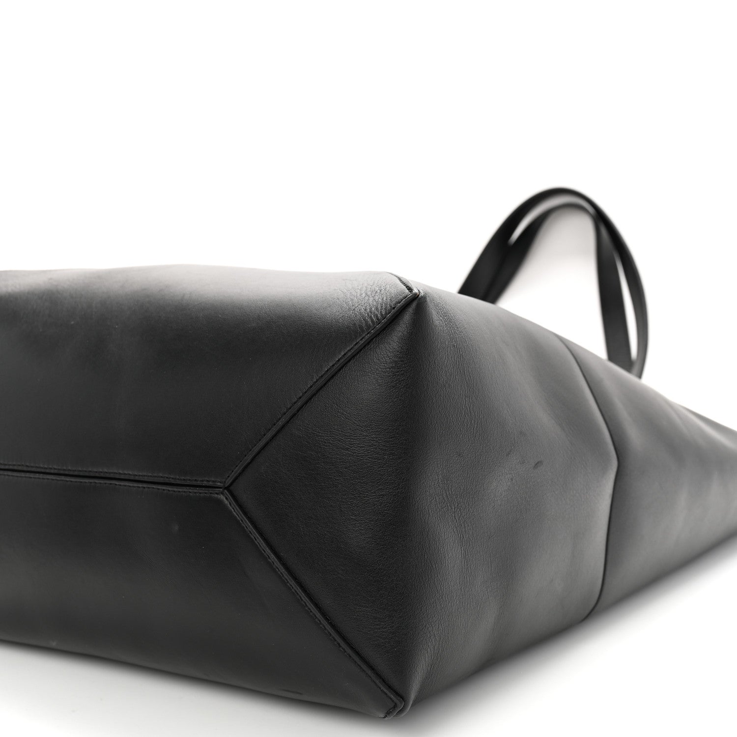Loewe Shiny Calfskin Large Puzzle Fold Tote Black 10 of 15