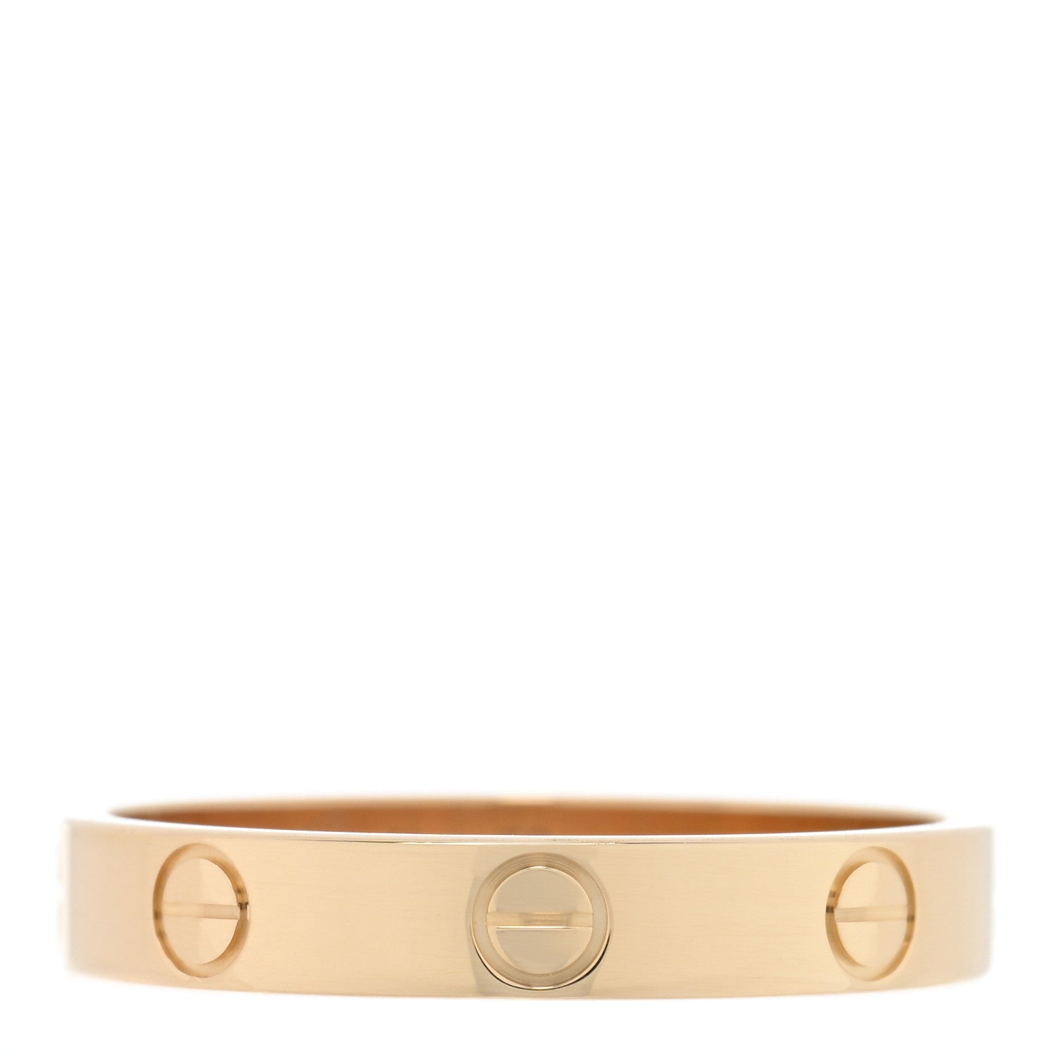 Cartier 18K Yellow Gold 3.5mm LOVE Wedding Band Ring 58 8.25 1 of 5