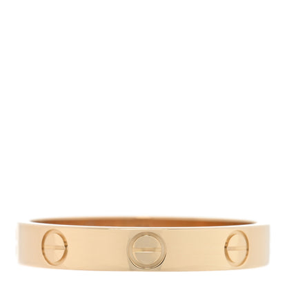 Cartier 18K Yellow Gold 3.5mm LOVE Wedding Band Ring 58 8.25 1 of 5