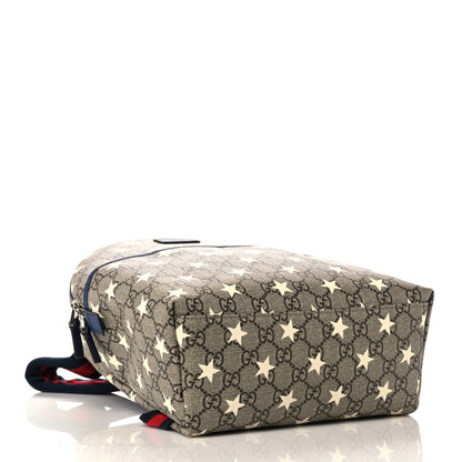 Gucci GG Supreme Monogram Stars Childrens Backpack Beige Ebony Yellow Royal 4 of 11