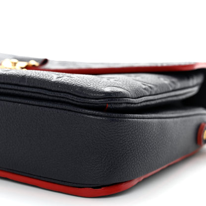 Louis Vuitton Empreinte Pochette Metis Marine Rouge 9 of 11