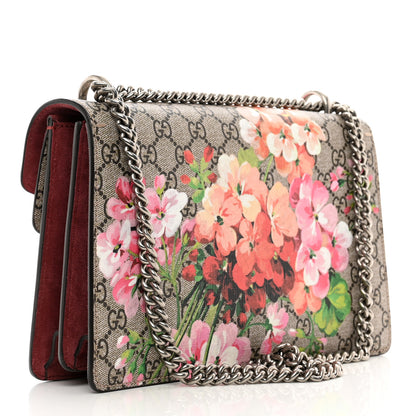 Gucci GG Supreme Monogram Blooms Small Dionysus Shoulder Bag Beige Multicolor Dry Rose 3 of 12