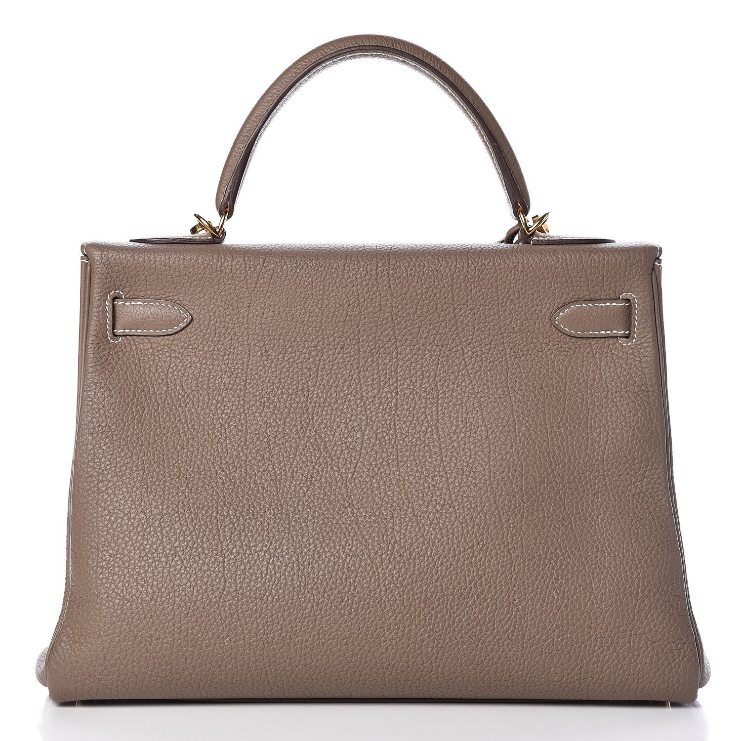 Hermes Togo Kelly Retourne 32 Etoupe 4 of 38