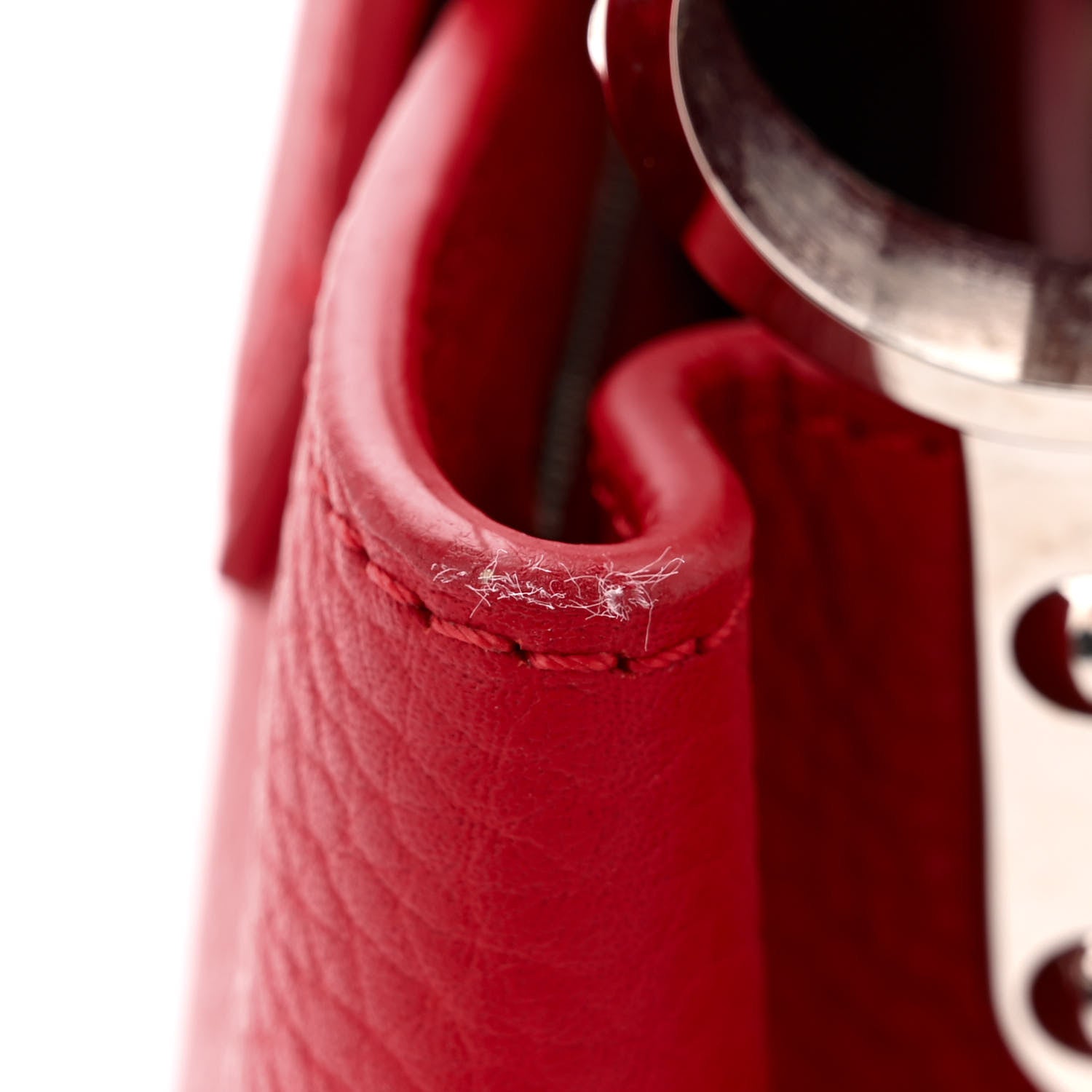 Louis Vuitton Taurillon Snakeskin Capucines BB Rubis 11 of 11