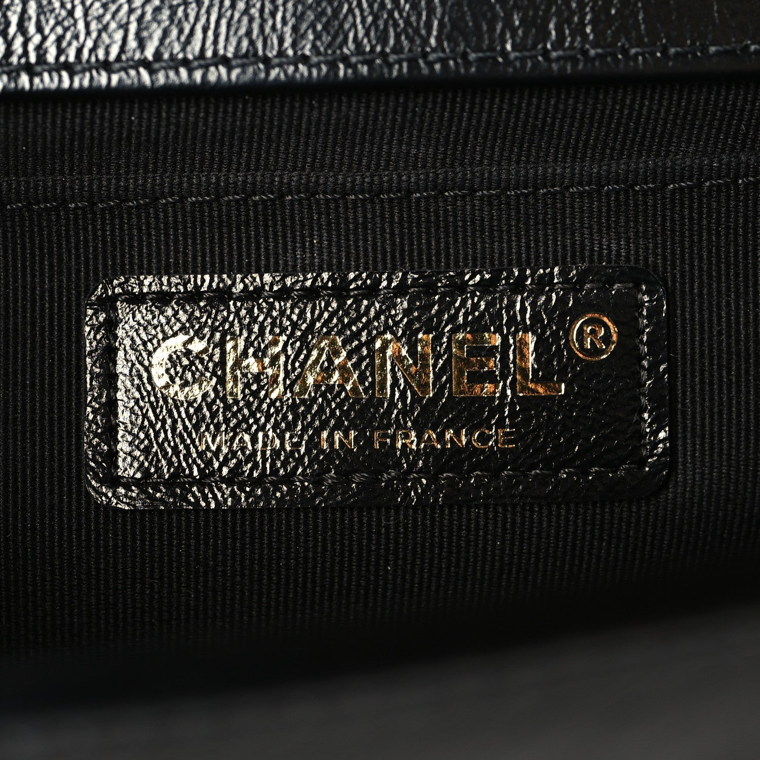 Chanel Metallic Glazed Calfskin Medium Boy Flap Black Gold 6 of 10