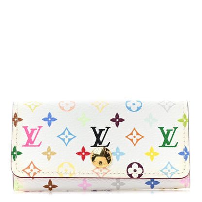 Louis Vuitton Monogram Multicolor Multicles 4 Key Holder White Litchi 1 of 9