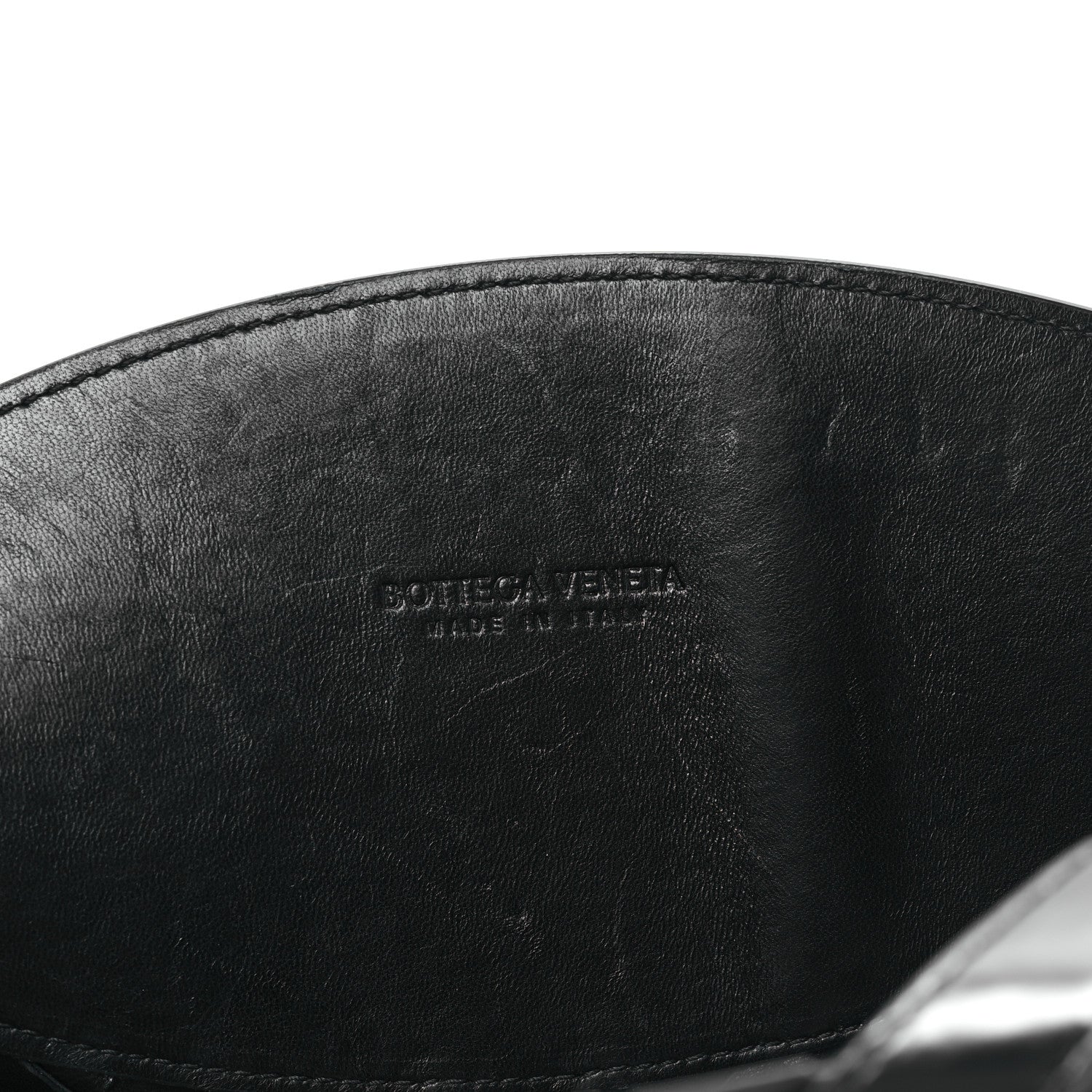 Bottega Veneta Patent Intrecciato Shoulder Bag Black 6 of 11