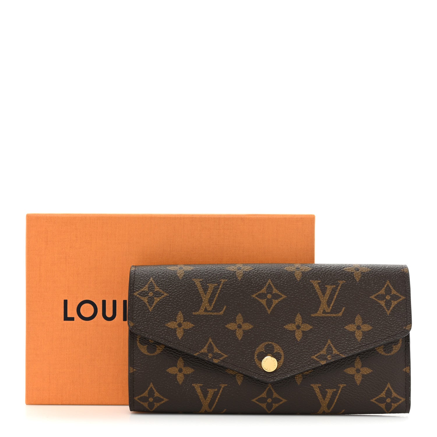 Louis Vuitton Monogram Sarah Wallet NM Coquelicot 15 of 15