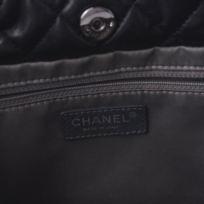Chanel Lambskin Quilted Week End on Mars Tote Black 8 of 11
