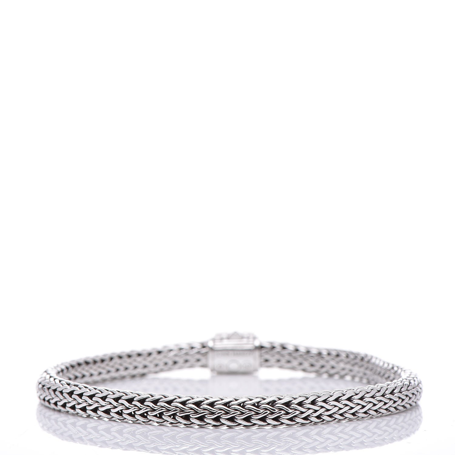 John Hardy Sterling Silver Blue Sapphire 5mm Classic Chain Bracelet 3 of 5