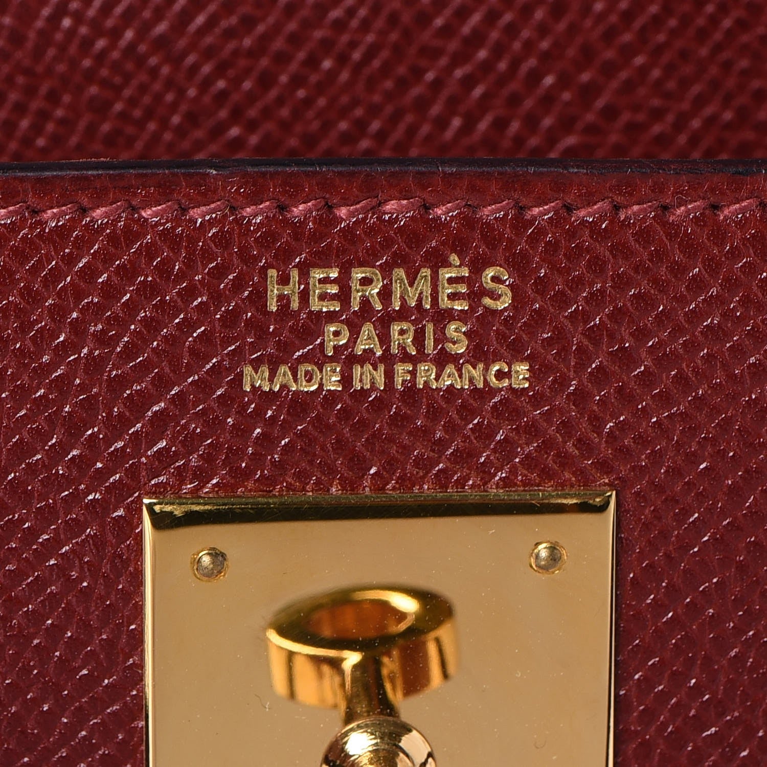 Hermes Courchevel Kelly Sellier 32 Rouge H 30 of 39