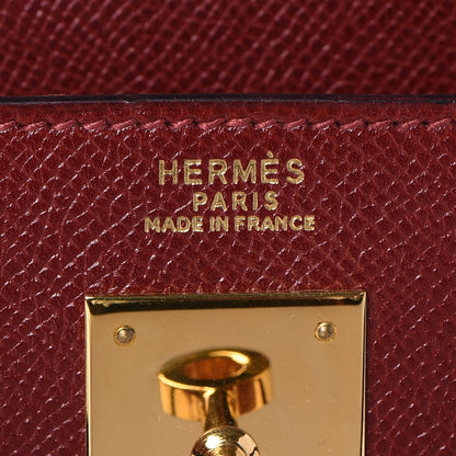 Hermes Courchevel Kelly Sellier 32 Rouge H 30 of 39