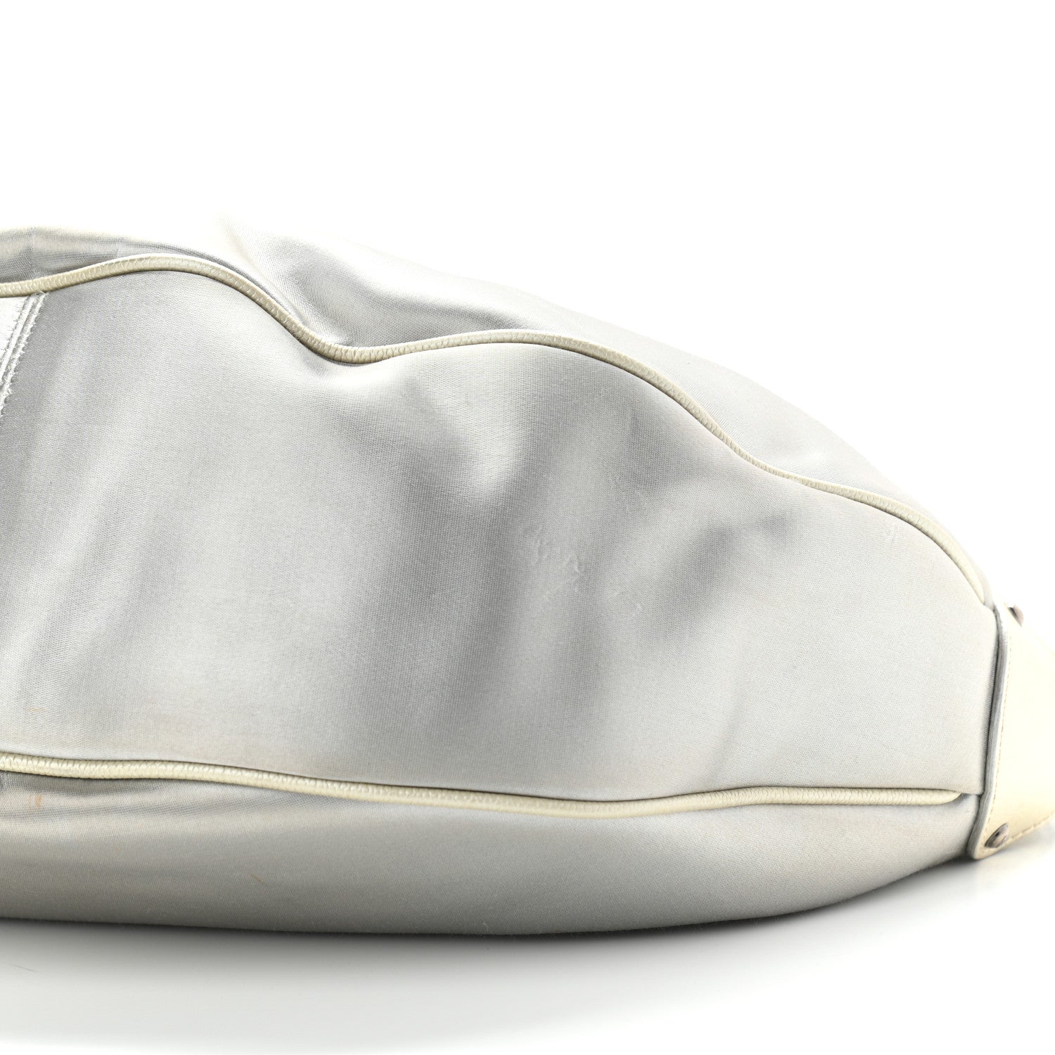 Chanel Satin Caviar CC Hobo Silver 10 of 12