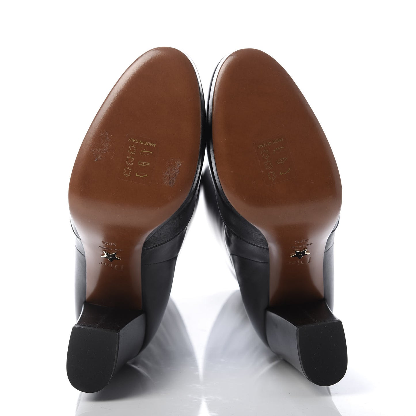 Lambskin D-rise Platform Boots 38.5 Black