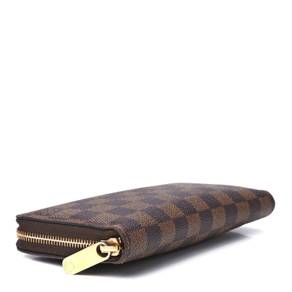 Louis Vuitton Damier Ebene Zippy Wallet Rose Ballerine 4 of 12
