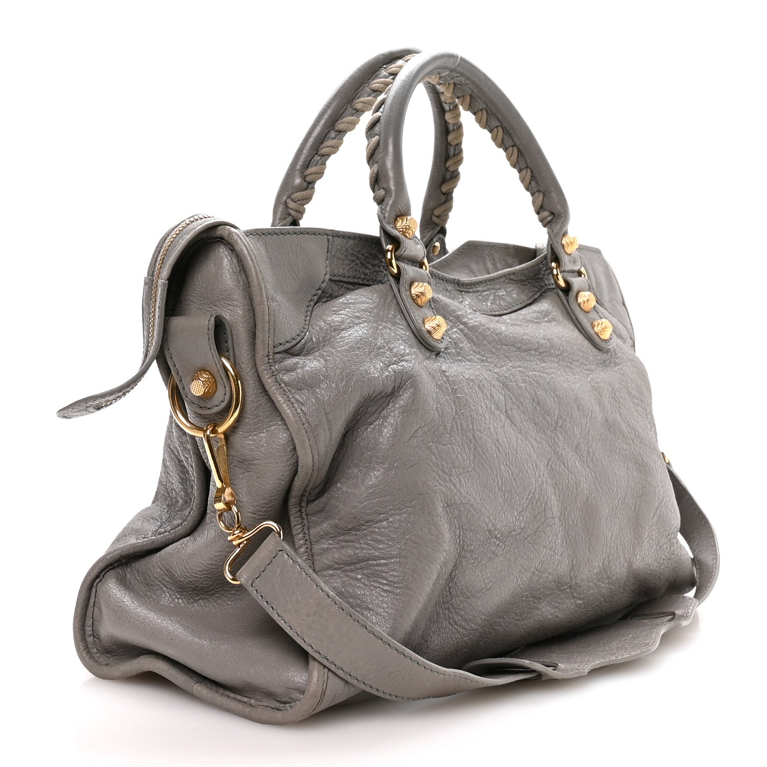 Balenciaga Agneau Giant 12 Gold Hardware City Gris Pyrite 4 of 11
