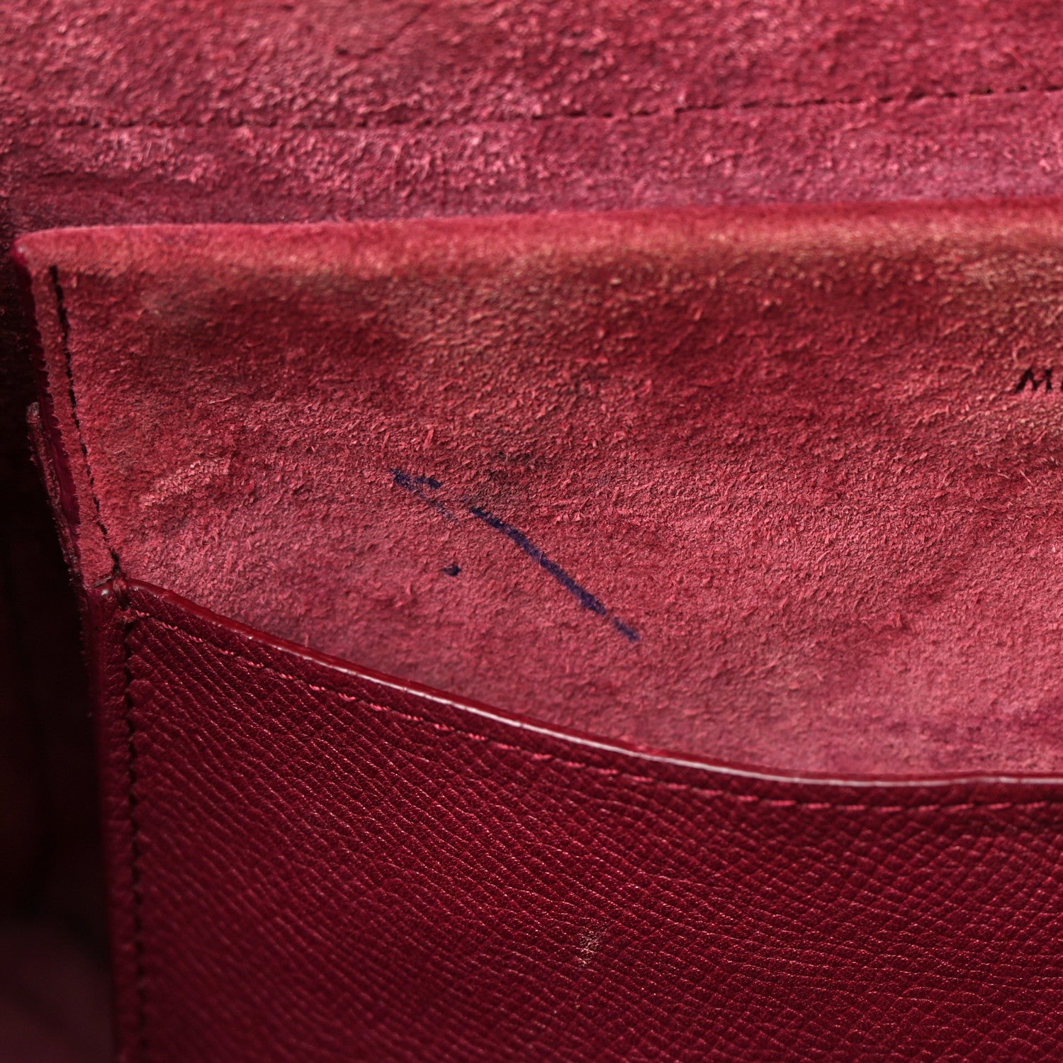 Celine Grained Calfskin Micro Belt Bag Plum 12 of 23