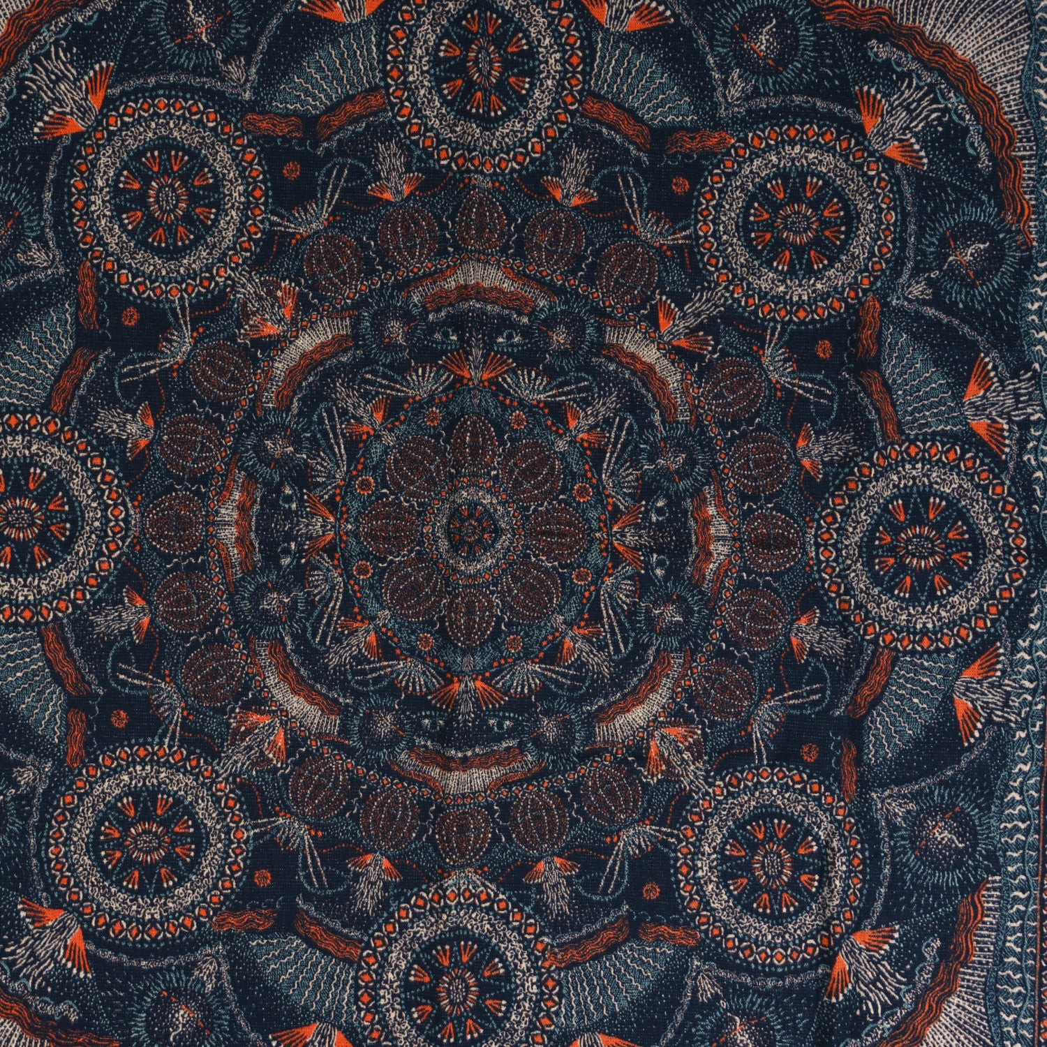 Christian Dior Wool Throw Cream Bleu 3 of 4