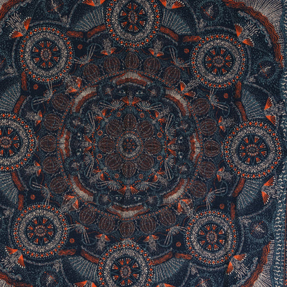 Christian Dior Wool Throw Cream Bleu 3 of 4