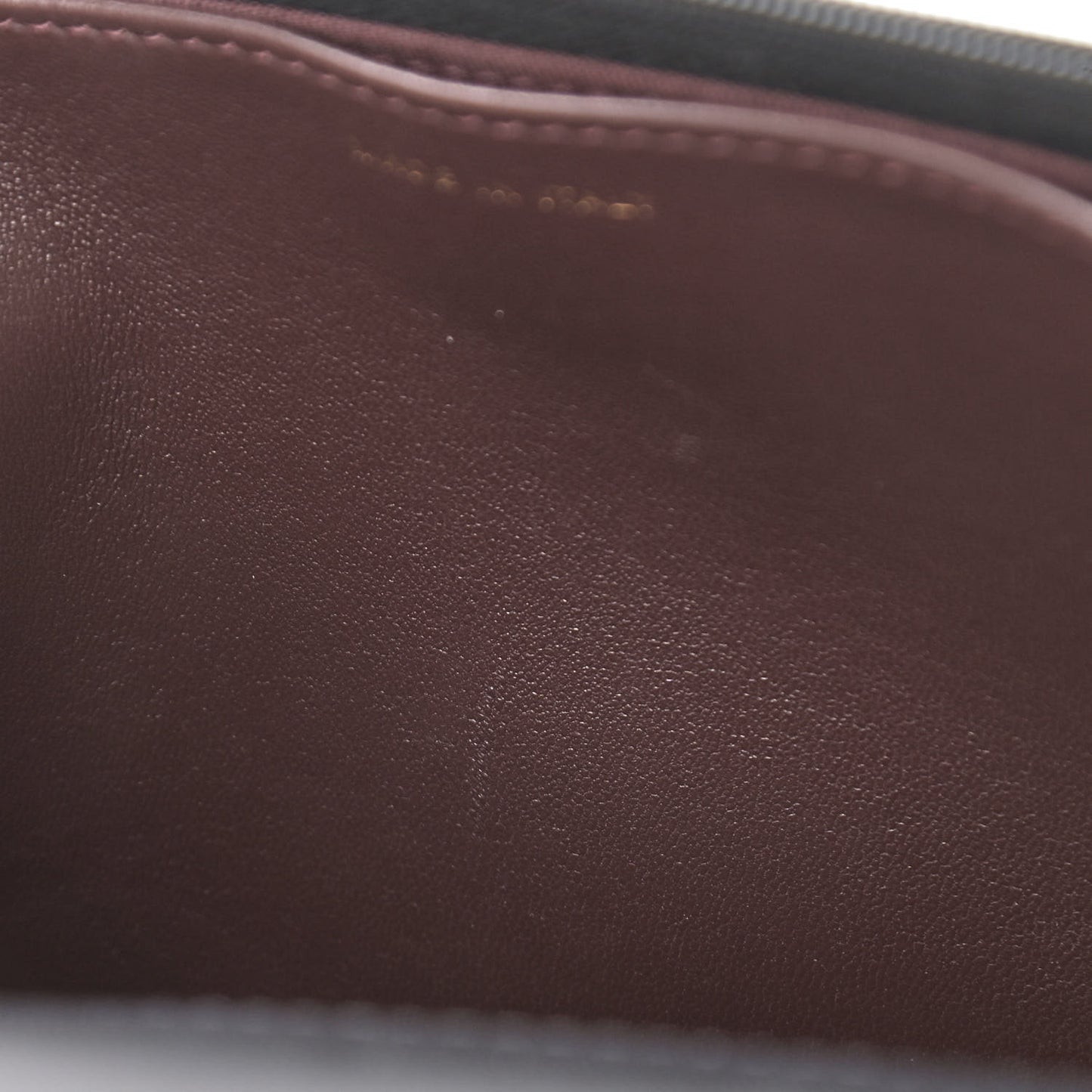 Lambskin Quilted Wallet On Chain WOC Black