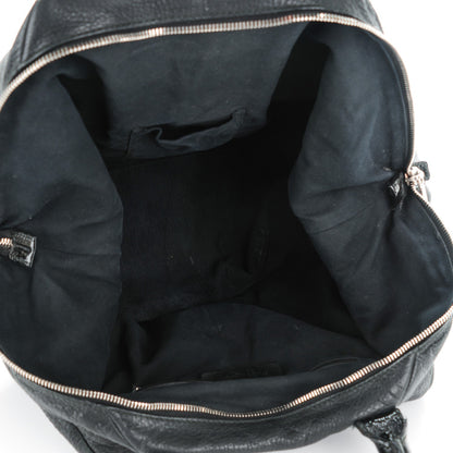 Saint Laurent Pebbled Lambskin Medium Easy Sac Black 5 of 10