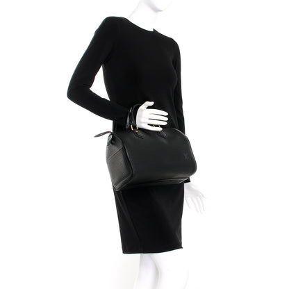 Louis Vuitton Epi Speedy 25 Black 2 of 10