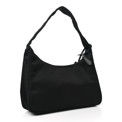 Prada Tessuto Nylon Mini Re-Edition 2000 Bag Black 3 of 9