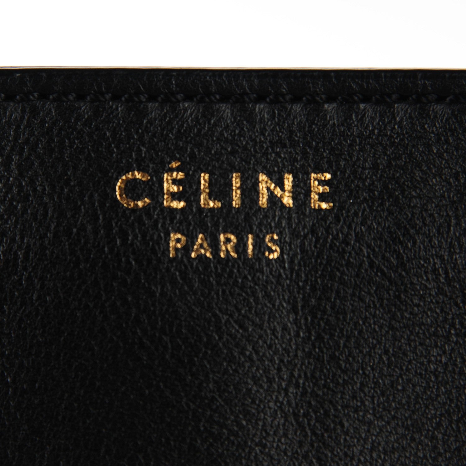 Celine Smooth Calfskin Mini Luggage Black 9 of 9