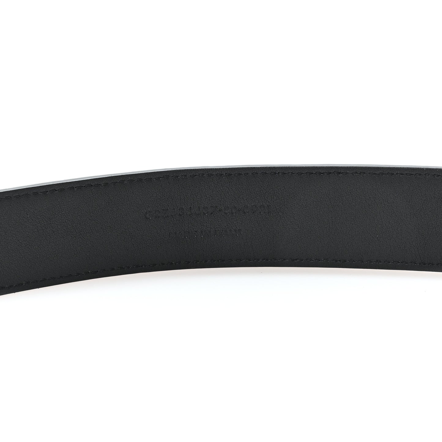 Suede Monogram Square Buckle Belt 80 32 Black
