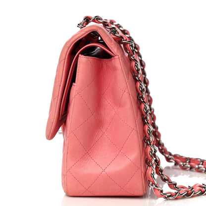 Chanel Lambskin Quilted Jumbo Double Flap Pink 18 of 29