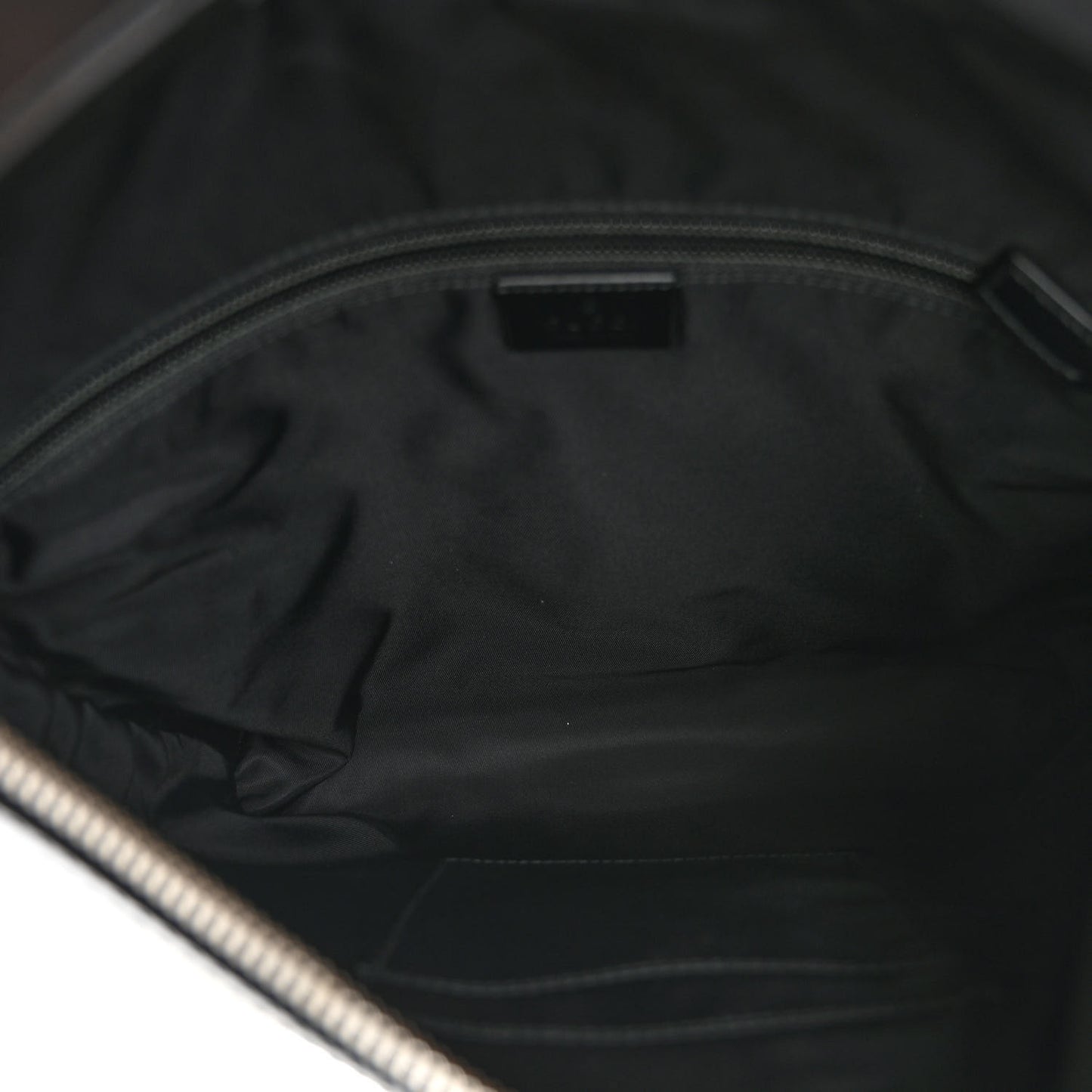 GG Supreme Monogram Web Messenger Bag Black