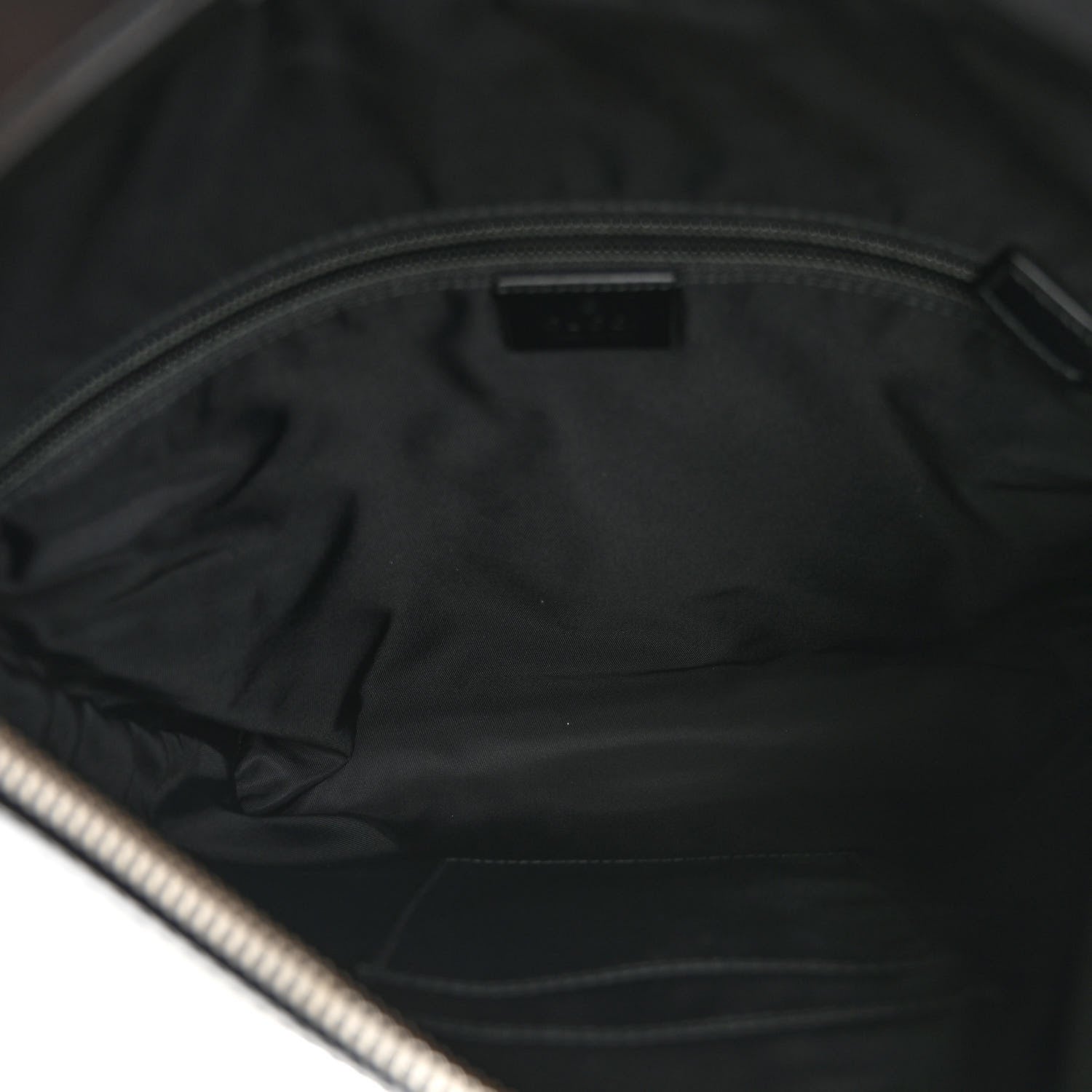 Gucci GG Supreme Monogram Web Messenger Bag Black 5 of 10
