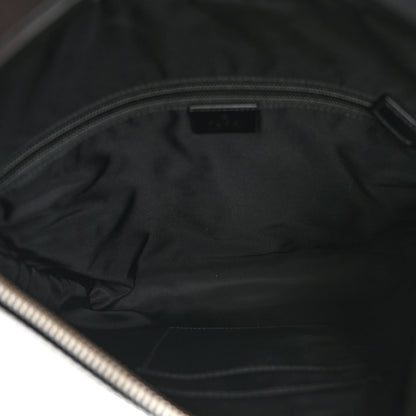 Gucci GG Supreme Monogram Web Messenger Bag Black 5 of 10