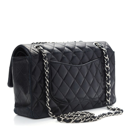 Chanel Lambskin Quilted Medium Double Flap Black 3 of 15