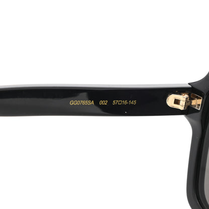 Gucci Acetate Square Sunglasses GG0765SA Black 7 of 9