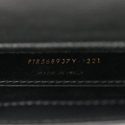Saint Laurent Calfskin Monogram Large Belle De Jour Clutch Black 7 of 7