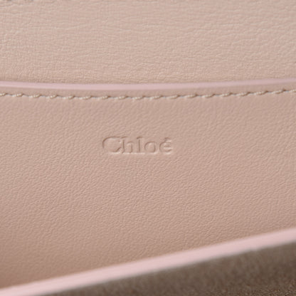 Chloe Smooth Calfskin Drew Bijou Clutch Cement Pink 6 of 13