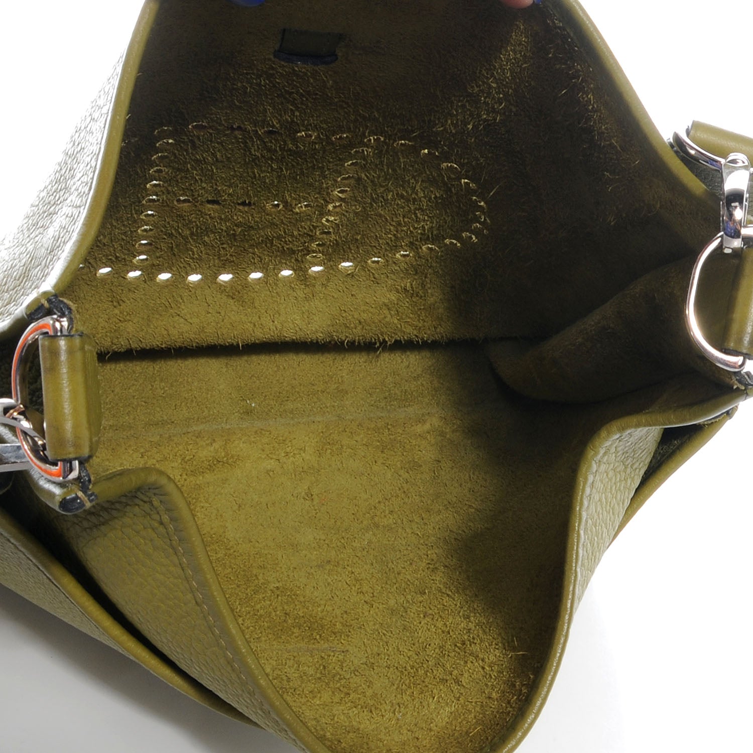 Hermes Taurillon Clemence Evelyne II PM Vert Chartreuse 5 of 7