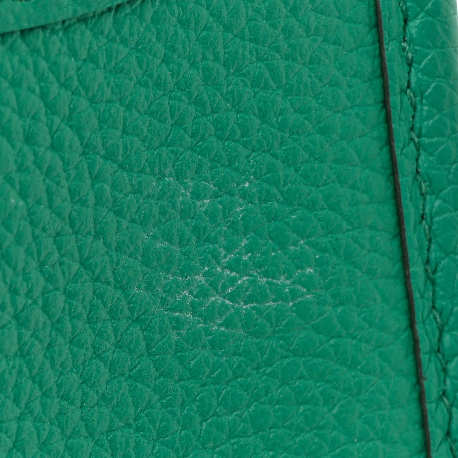 Hermes Taurillon Clemence Evelyne TPM Vert Jade 11 of 11
